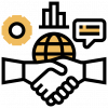 Handshake and economic symbols